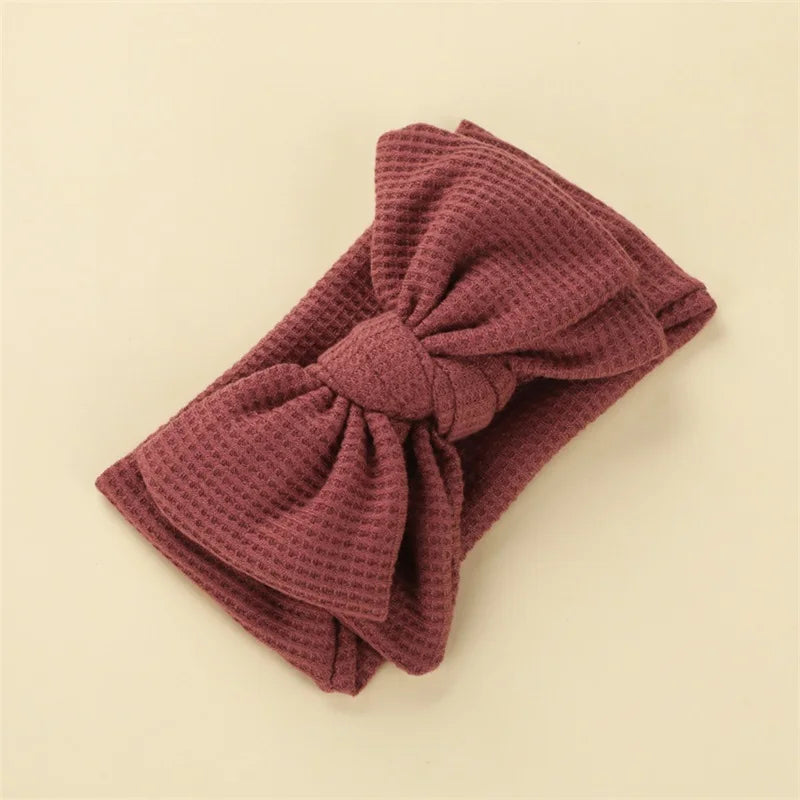 2022-06-01  Infant Baby Girl Bow Headband Cute Stretch Bowknot Sweat Hair Bands Clothing Accessories