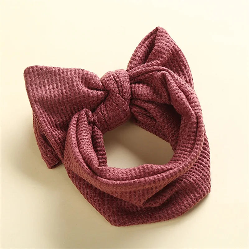 2022-06-01  Infant Baby Girl Bow Headband Cute Stretch Bowknot Sweat Hair Bands Clothing Accessories