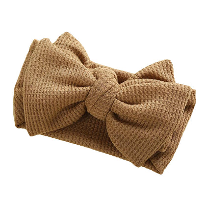 2022-06-01  Infant Baby Girl Bow Headband Cute Stretch Bowknot Sweat Hair Bands Clothing Accessories