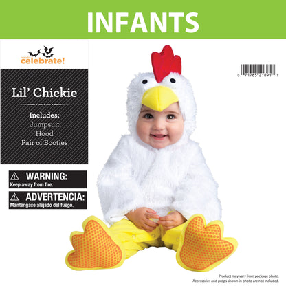 Lil Chickie Halloween Costume for Infant, Size 0-6M, by