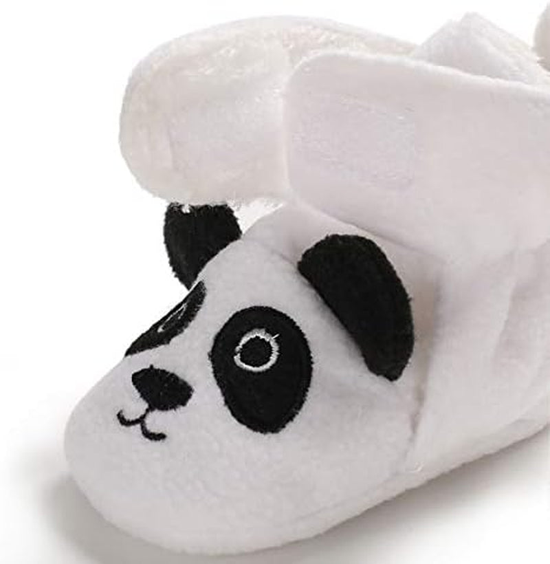 Baby Girls Boys Cozy Fleece Booties Elephent Fox Duck Panda Sheep Design Newborn Shoes Infant Footwear